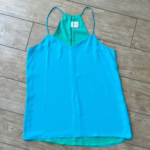 Express Reversible Barcelona Cami - Blue/Green